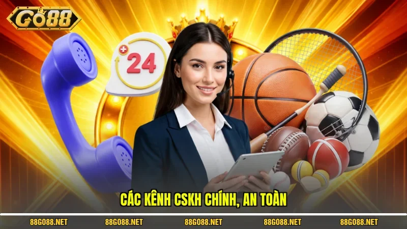 Các kênh CSKH chính, an toàn