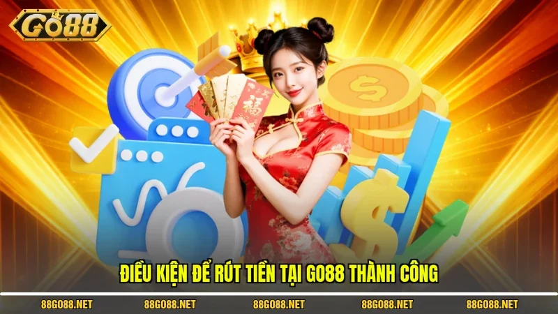 Điều kiện để rút tiền tại Go88 thành công